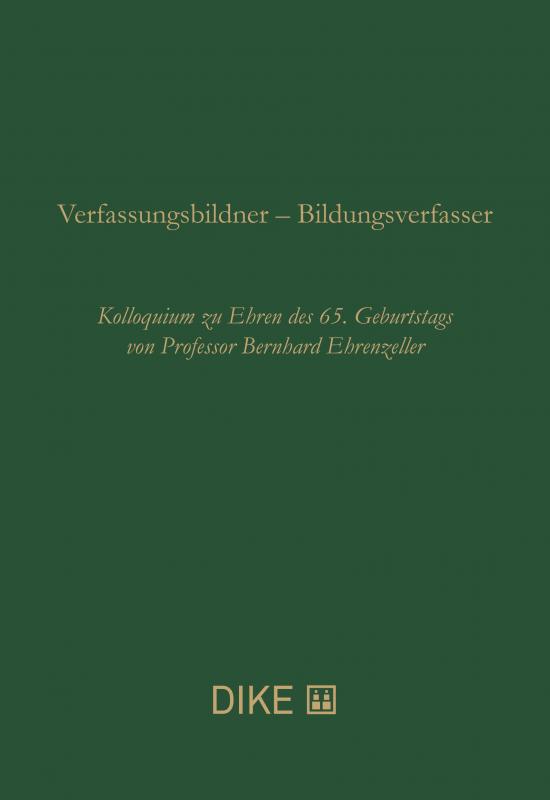 Cover-Bild Verfassungsbildner – Bildungsverfasser