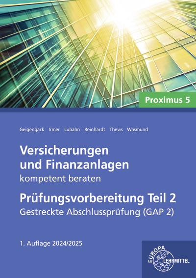 Cover-Bild Versicherungen und Finanzanlagen kompetent beraten - Prüfungsvorbereitung Teil 2