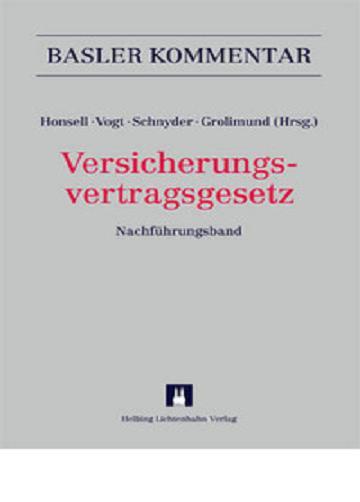 Cover-Bild Versicherungsvertragsgesetz (VVG) und Nachführungsband