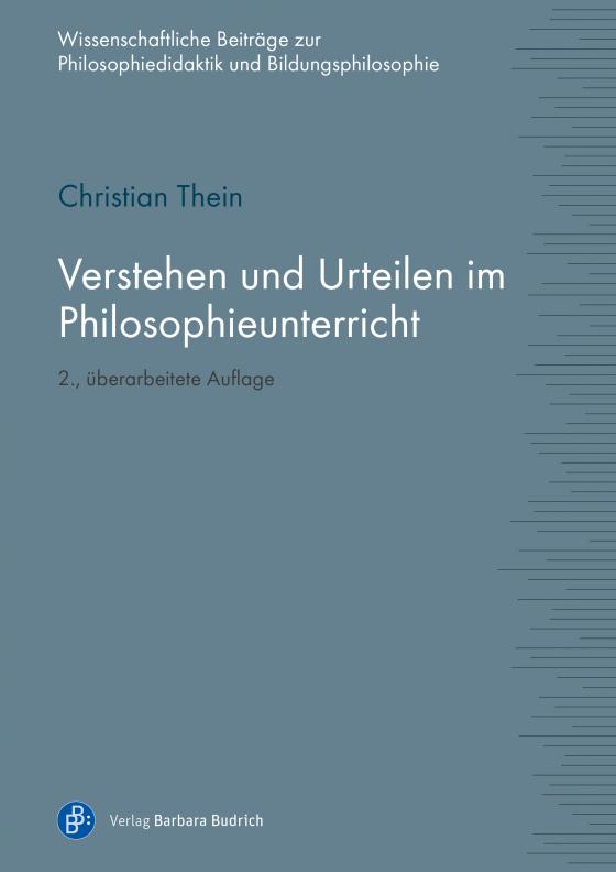 Cover-Bild Verstehen und Urteilen im Philosophieunterricht