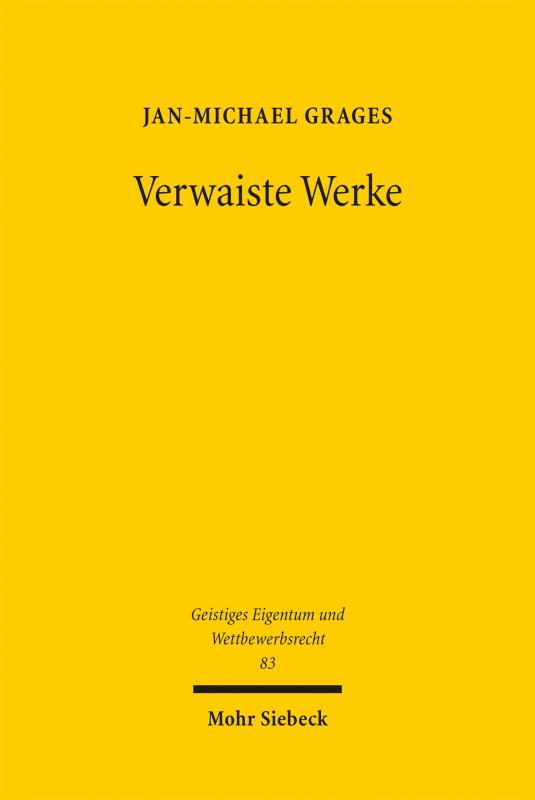 Cover-Bild Verwaiste Werke