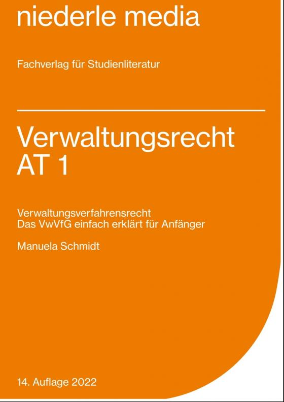 Cover-Bild Verwaltungsrecht AT 1 - 2022