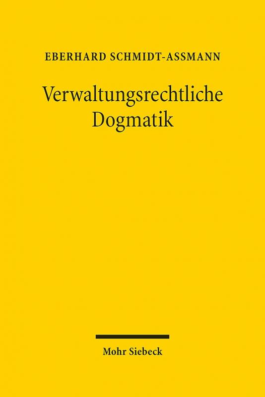 Cover-Bild Verwaltungsrechtliche Dogmatik