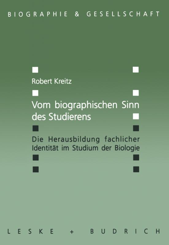 Cover-Bild Vom biographischen Sinn des Studierens