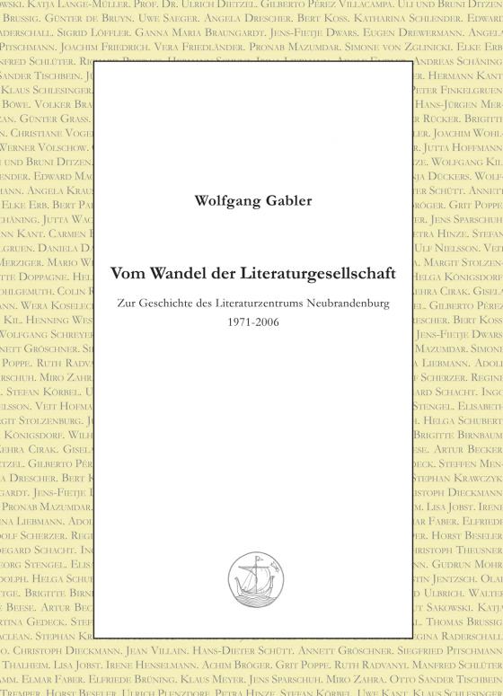 Cover-Bild Vom Wandel der Literaturgesellschaft