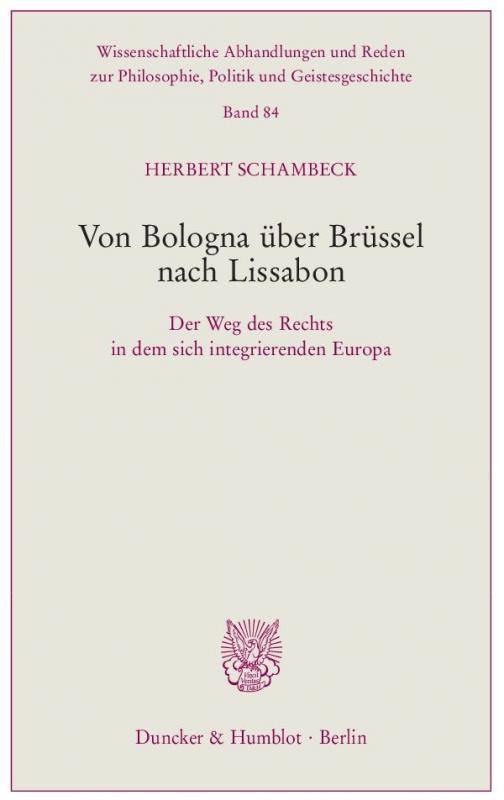 Cover-Bild Von Bologna über Brüssel nach Lissabon.