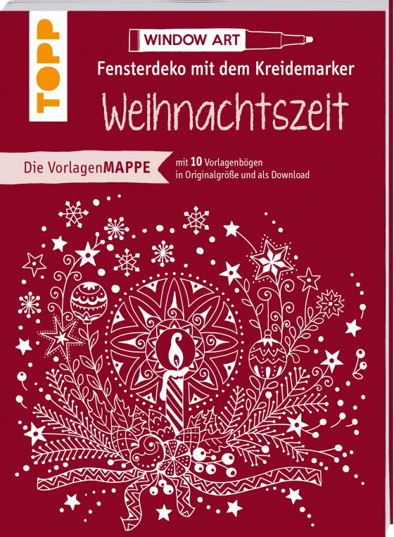 Cover-Bild Vorlagenmappe Fensterdeko mit dem Kreidemarker - Weihnachtszeit