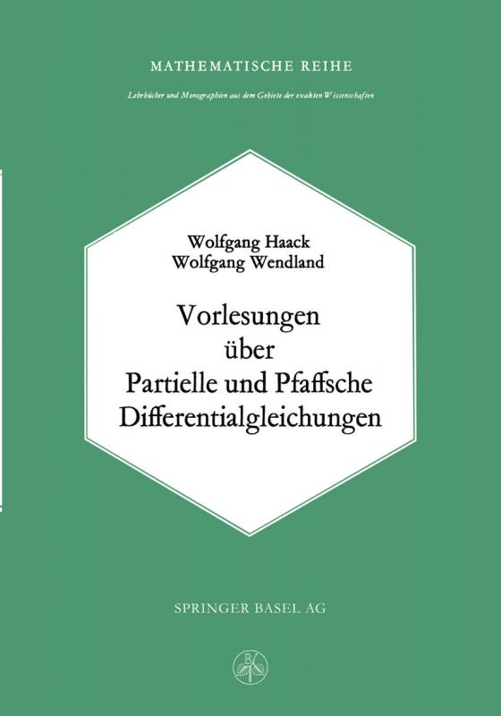 Cover-Bild Vorlesungen über Partielle und Pfaffsche Differentialgleichungen