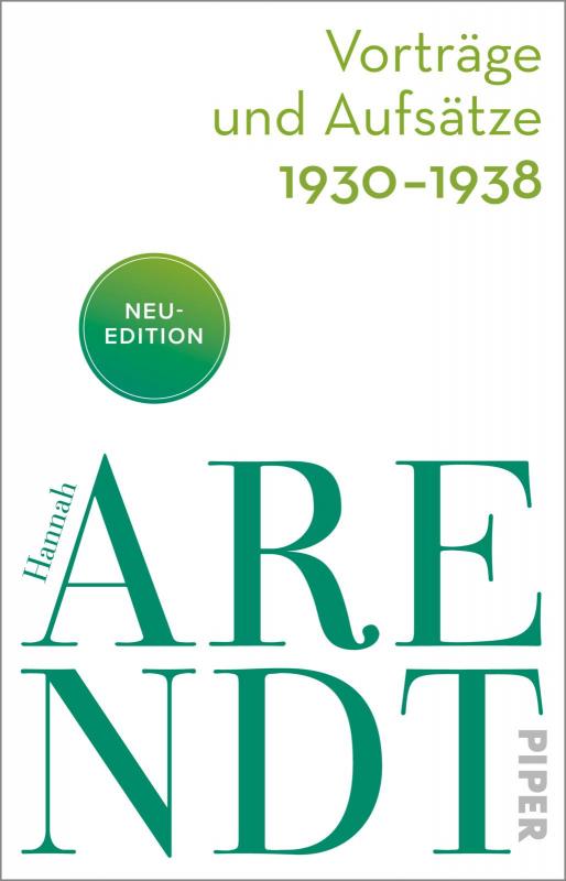 Cover-Bild Vorträge und Aufsätze 1930–1938