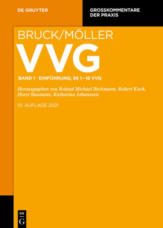 Cover-Bild VVG / Einführung; §§ 1-18 VVG
