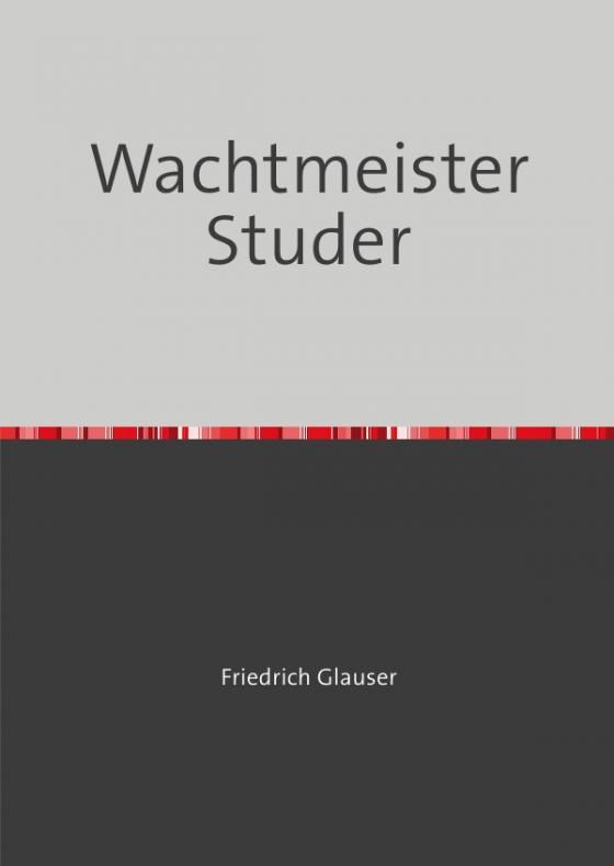 Cover-Bild Wachtmeister Studer