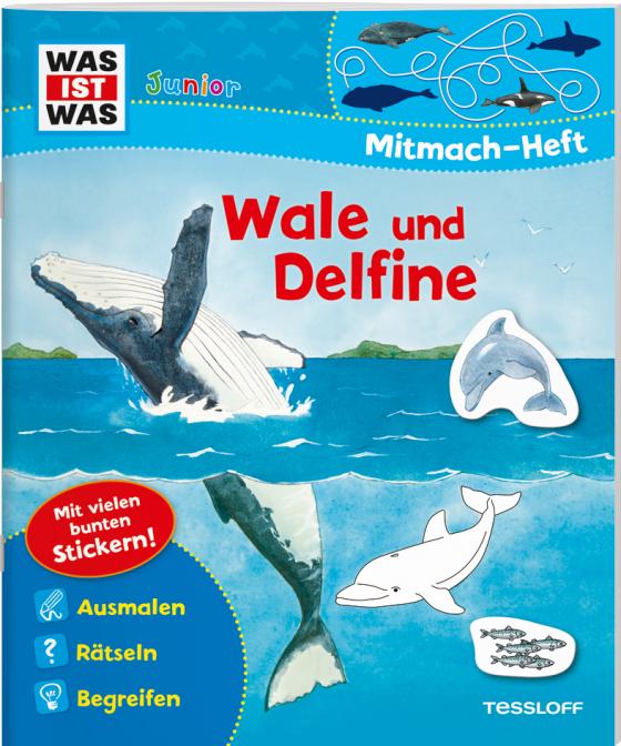 Cover-Bild WAS IST WAS Junior Mitmach-Heft. Wale und Delfine.