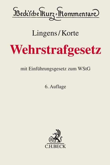 Cover-Bild Wehrstrafgesetz