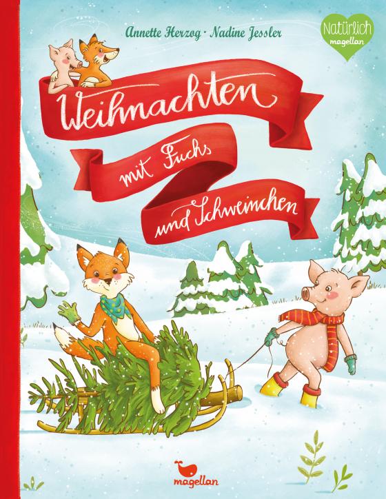 Cover-Bild Weihnachten mit Fuchs und Schweinchen