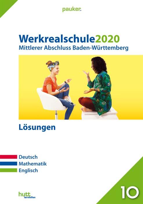 Cover-Bild Werkrealschule 2020 - Mittlerer Abschluss Baden-Württemberg Lösungen