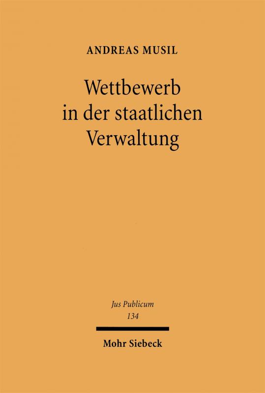 Cover-Bild Wettbewerb in der staatlichen Verwaltung