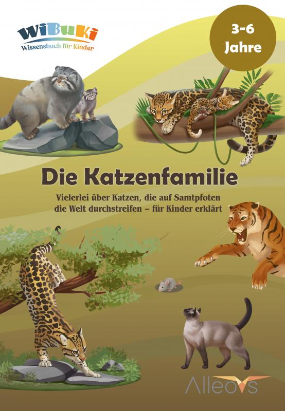 Cover-Bild "WiBuKi" Wissensbuch für Kinder: Die Katzenfamilie