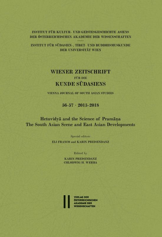 Cover-Bild Wiener Zeitschrift für die Kunde Südasiens, Band 56–57 (2015–2018) ‒ Vienna Journal of South Asian Studies, Vol. 56‒57 (2015‒2018)