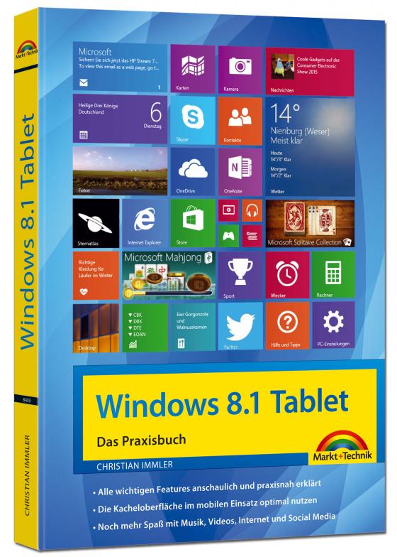 Cover-Bild Windows 8.1 Tablet - Das Praxisbuch