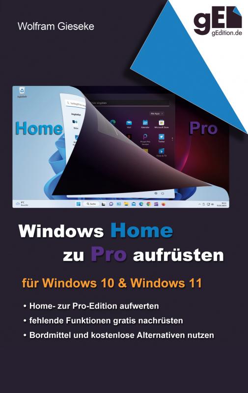 Cover-Bild Windows Home zu Pro aufrüsten