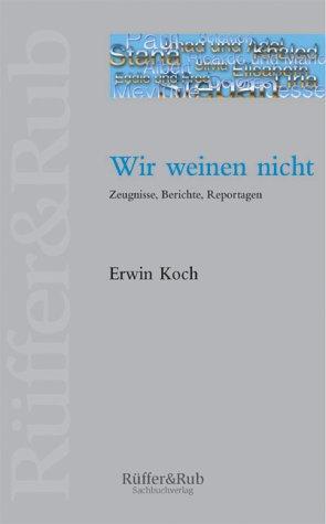 Cover-Bild Wir weinen nicht