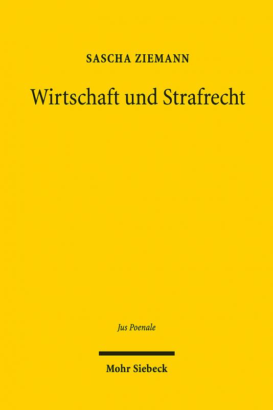 Cover-Bild Wirtschaft und Strafrecht