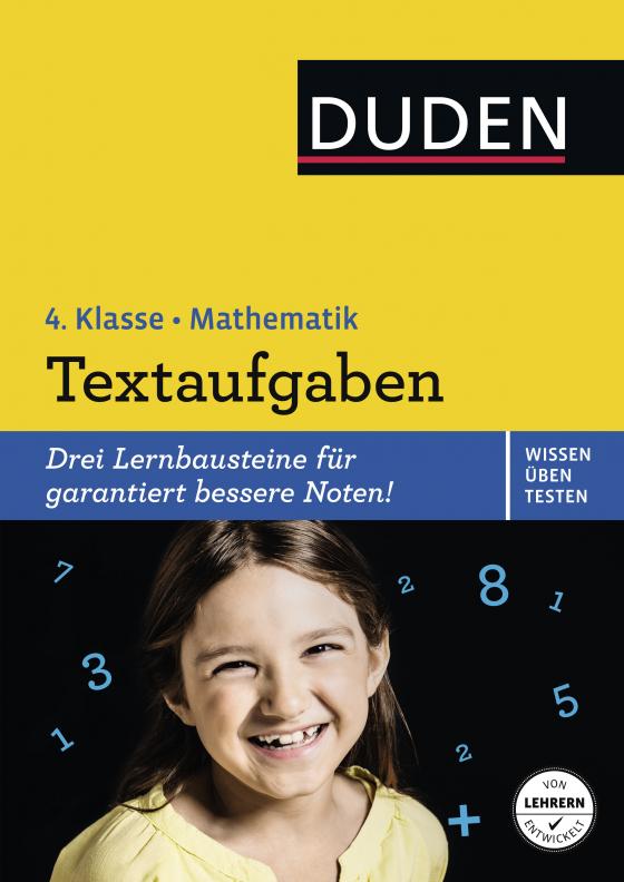 Cover-Bild Wissen – Üben – Testen: Mathematik – Textaufgaben 4. Klasse
