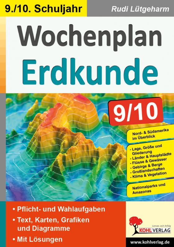 Cover-Bild Wochenplan Erdkunde / Klasse 9-10