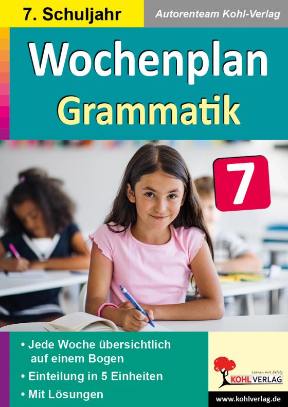 Cover-Bild Wochenplan Grammatik / Klasse 7
