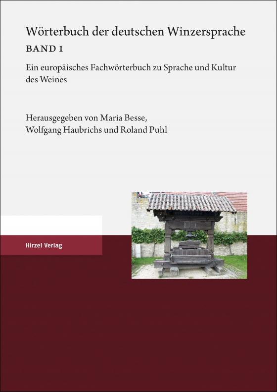 Cover-Bild Wörterbuch der deutschen Winzersprache