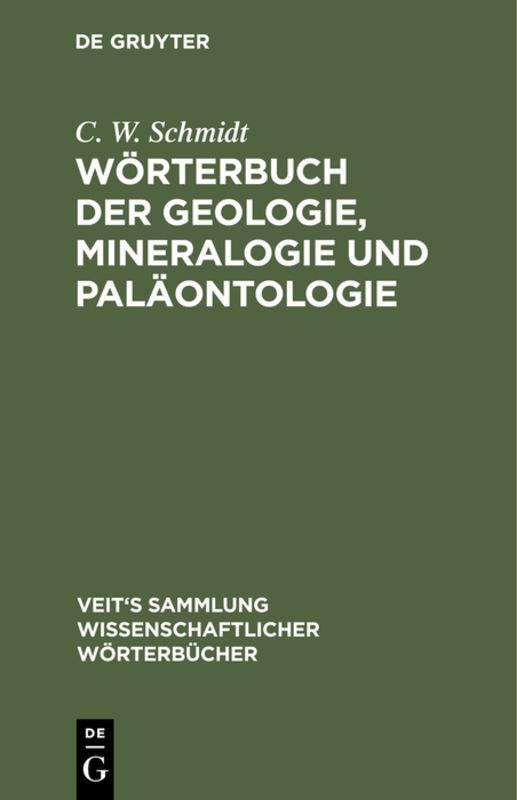 Cover-Bild Wörterbuch der Geologie, Mineralogie und Paläontologie