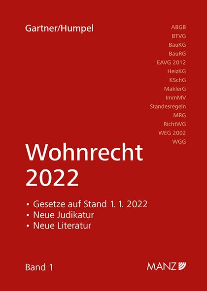 Cover-Bild Wohnrecht 2022