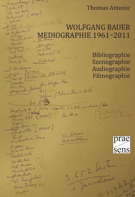 Cover-Bild Wolfgang Bauer Mediographie 1961–2011