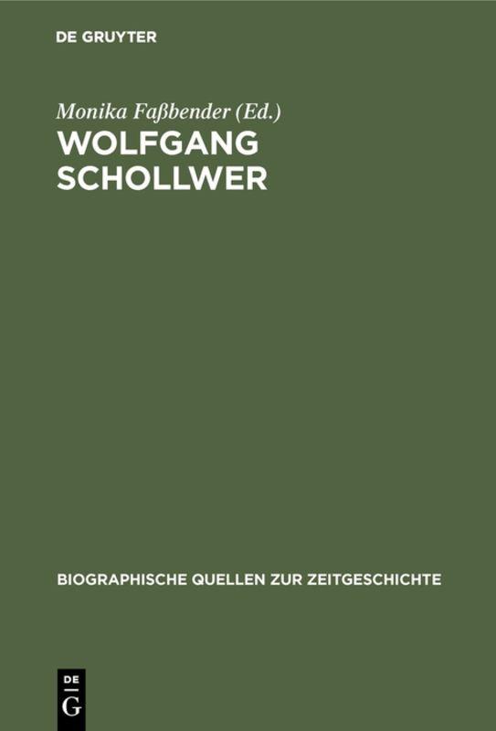Cover-Bild Wolfgang Schollwer