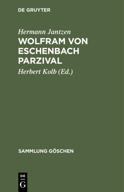 Cover-Bild Wolfram von Eschenbach Parzival
