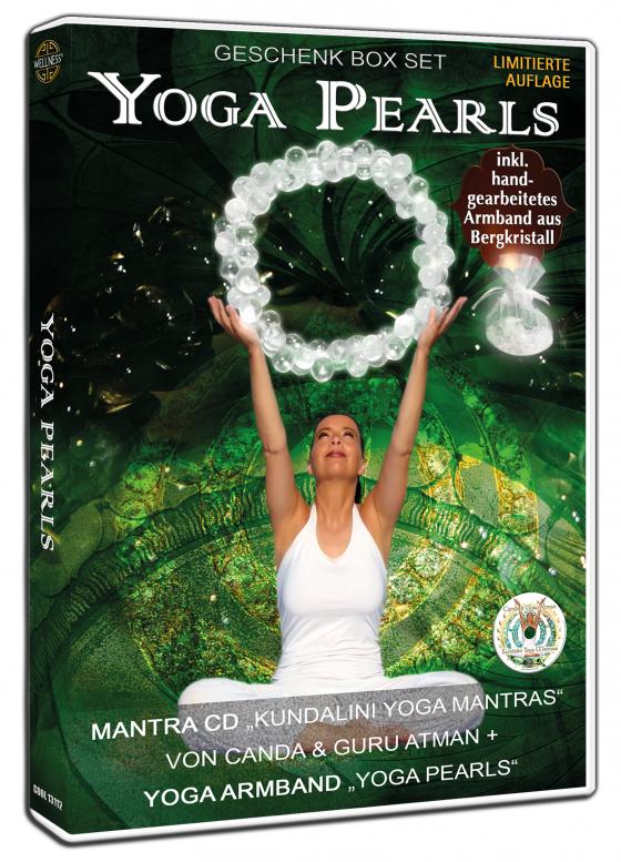 Cover-Bild Yoga Pearls Geschenk Box mit Mantra CD „Kundalini Yoga Mantras“ + Yoga Armband „Yoga Pearls“