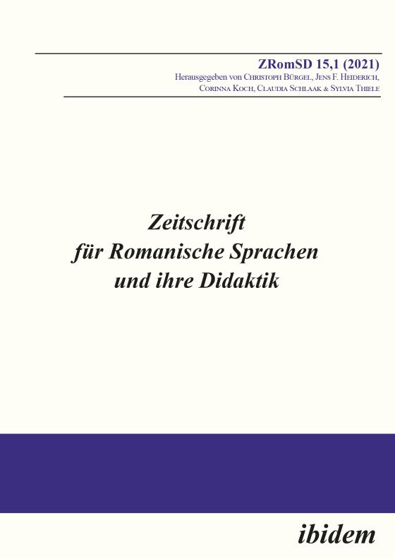 Cover-Bild Zeitschrift für Romanische Sprachen und ihre Didaktik
