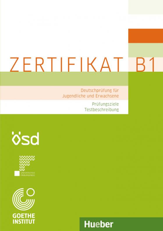 Cover-Bild Zertifikat B1 – Prüfungsziele, Testbeschreibung