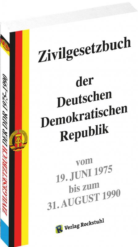 Cover-Bild Zivilgesetzbuch der DDR 1975-1990