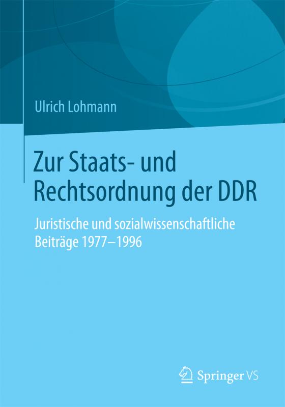 Cover-Bild Zur Staats- und Rechtsordnung der DDR