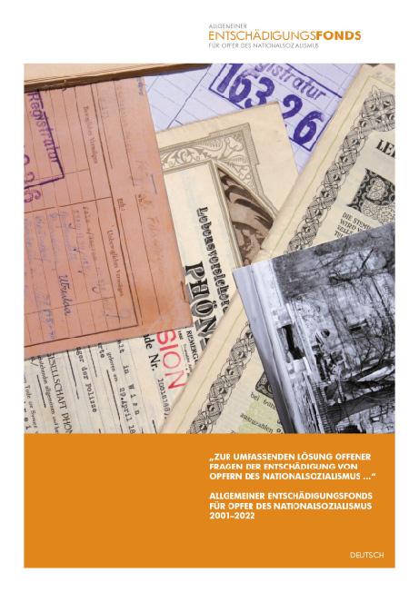 Cover-Bild "Zur umfassenden Lösung offener Fragen der Entschädigung von Opfern des Nationalsozialismus"