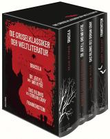 Cover-Bild Die Gruselklassiker der Weltliteratur (Bram Stoker, Dracula - R.L. Stevenson, Dr. Jekyll und Mr. Hyde - Oscar Wilde, Das Bildnis des Dorian Gray - Mary Shelley, Frankenstein) (4 Bände im Schuber)