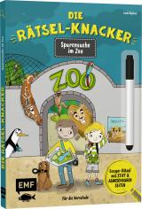 Cover-Bild Die Rätsel-Knacker – Spurensuche im Zoo (Buch mit abwischbarem Stift)