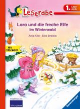 Cover-Bild Lara und die freche Elfe im Winterwald - Leserabe 1. Klasse - Erstlesebuch für Kinder ab 6 Jahren