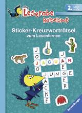 Cover-Bild Leserabe: Sticker-Kreuzworträtsel zum Lesenlernen (2. Lesestufe), türkis