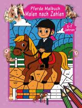 Cover-Bild Malen nach Zahlen Pferde Malbuch für Kinder ab 5–7 Jahren