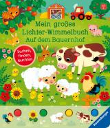Cover-Bild Mein großes Lichter-Wimmelbuch: Auf dem Bauernhof