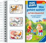 Cover-Bild ministeps: Wer gehört wohin? Auf dem Bauernhof: Mein großes Spielbuch mit 22 Magneten; Magnetbuch ab 2 Jahren, Kinderbuch, Pappbilderbuch